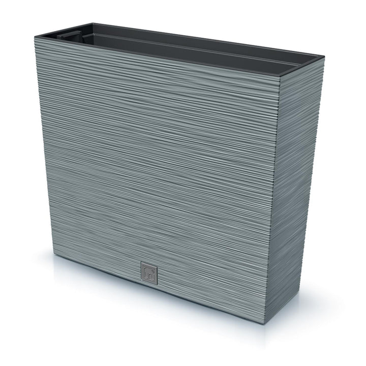 Prosperplast Furu Case Tower - Pot de fleurs / Jardinière avec insert - pour l'intérieur et l'extérieur - couleur béton (gris)