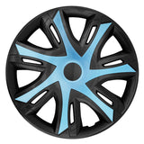 NRM - N-Power Wieldoppen 14" - Set van 4 stuks - Azur / Zwart