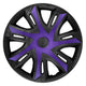 NRM - N-Power Wieldoppen 14" - Set van 4 stuks - Paars/zwart
