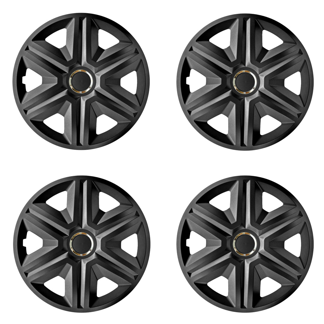 NRM - Fast 4X  Wieldoppen 14" - Set van 4 stuks - Grafiet