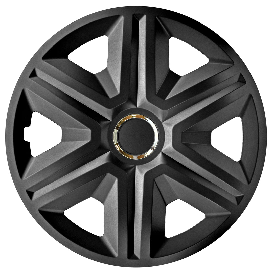 Wieldoppen Meridan Zwart Set Van 4 - 13 Inch Wieldoppen Meridan Zwart Set Van 4 - 13 Inch