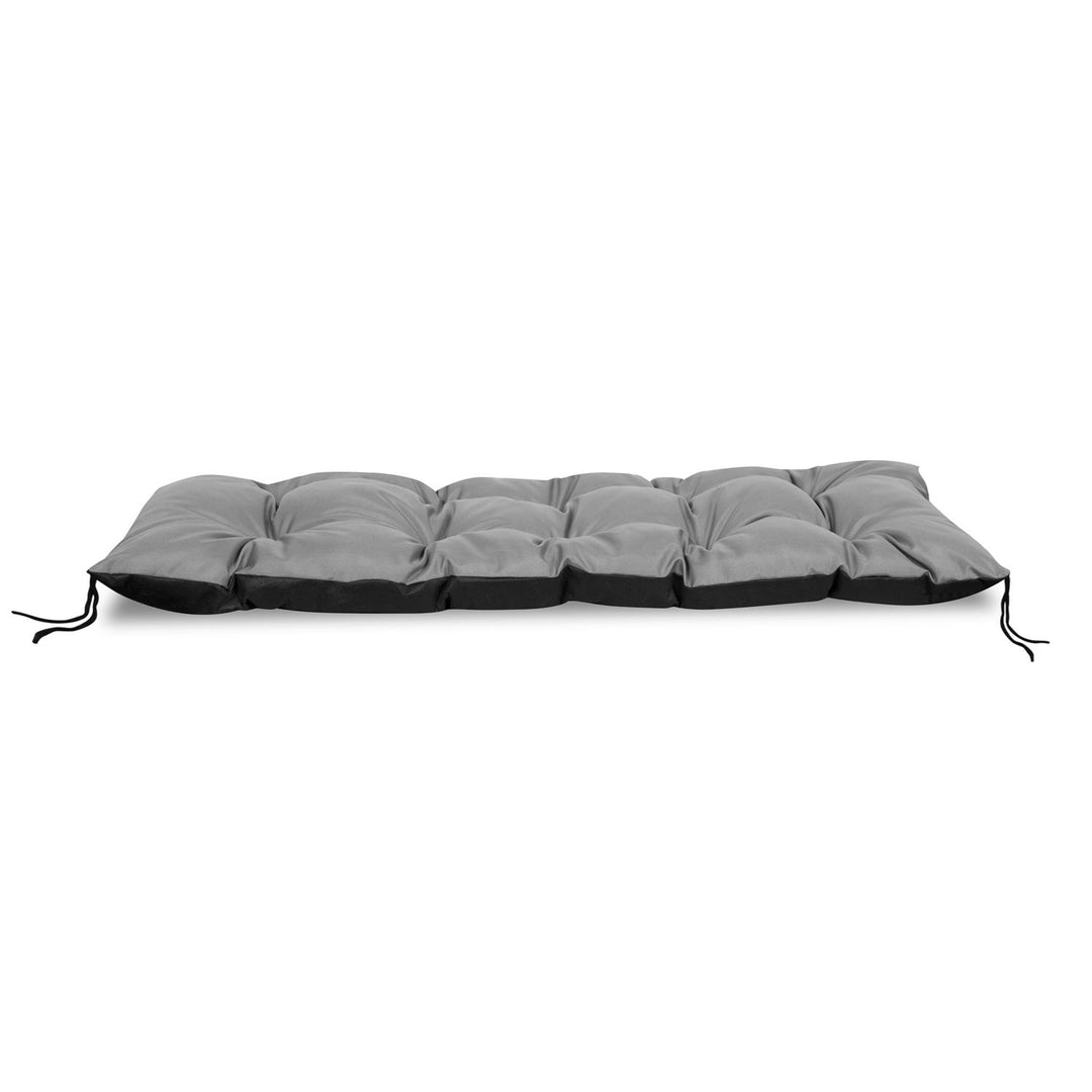 KingGarden Coussin de Banc Coussin de Banc de Jardin Coussin de Banc imperméable Housse de Coussin de siège intérieur extérieur 120 cm x 40 cm Gris