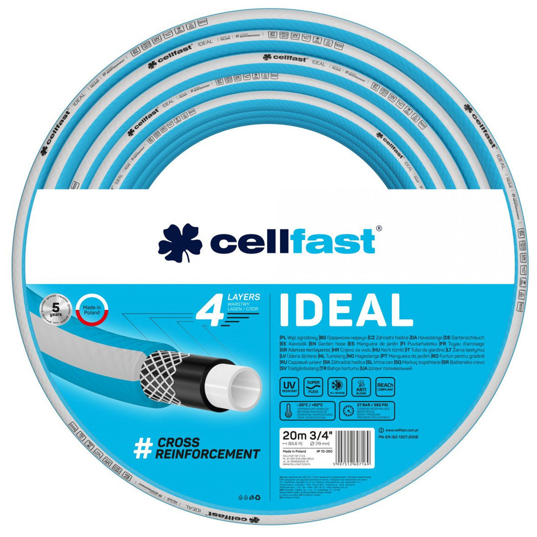 CELLFAST IDEAL 3/4" tuinslang 20m 10-260 4-laags