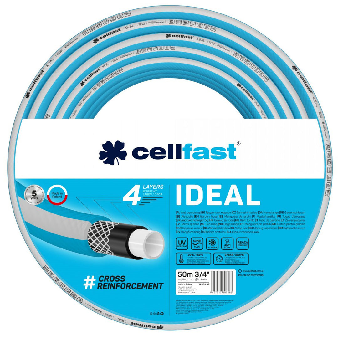 CELLFAST IDEAL 3/4" tuinslang 50m 10-262 4-ply
