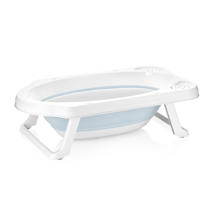 Keeeper - Badkuip / Kinderbadje opvouwbaar 33L - Wit en blauw