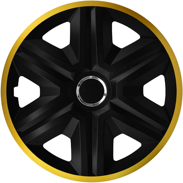 NRM Fast Lux 4 x Wieldoppen Goud 14 Inch Wieldoppen Set van 4 14 Inch