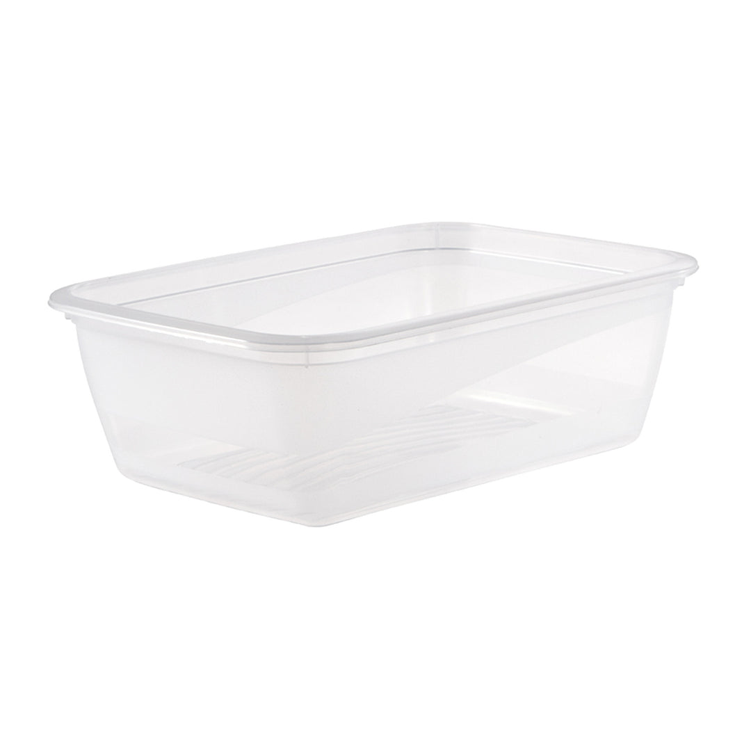 Keeeper Fredo Fresh - Vershouddoos / Vershouddozen - Transparent /blauw  - Set van 3 stuks - 20x15x06 -  1.25 L