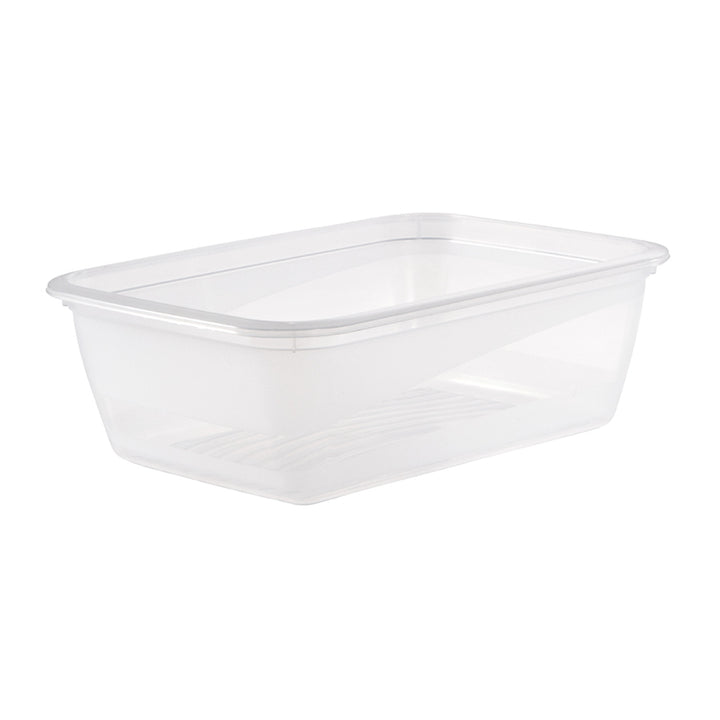 Keeeper Fredo Fresh - Vershouddoos / Vershouddozen - Transparent /blauw  - Set van 3 stuks - 20x15x06 -  1.25 L