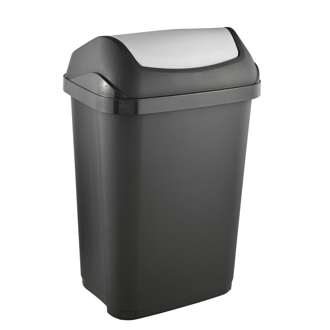 Keeeper Swing Bin - Prullenbak / Vuilbak 33x25x54 - 25 L - Zwart