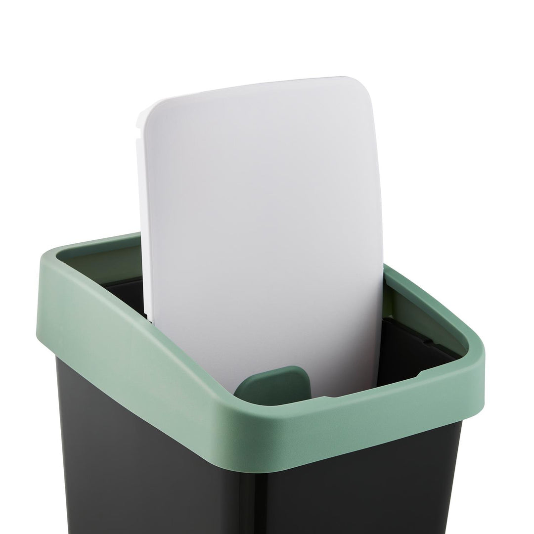 Bak met schuifdeksel 45l groen Keeeper