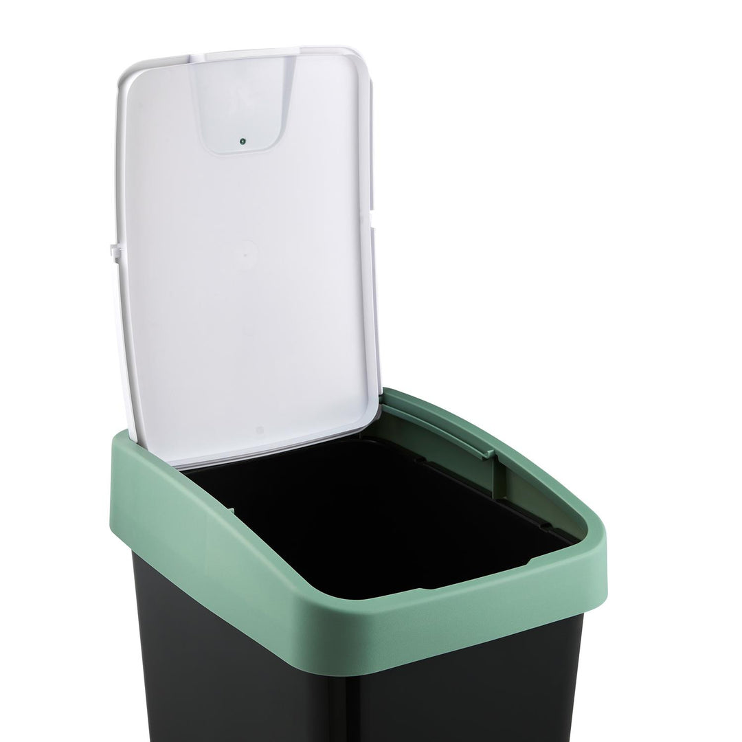 Bak met schuifdeksel 45l groen Keeeper