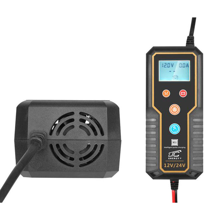LTC LX1203 Autoacculader 12 V / 24 V met microprocessorregeling voor 15 A Geschikt voor diverse accutypen van 2 Ah tot 150 Ah