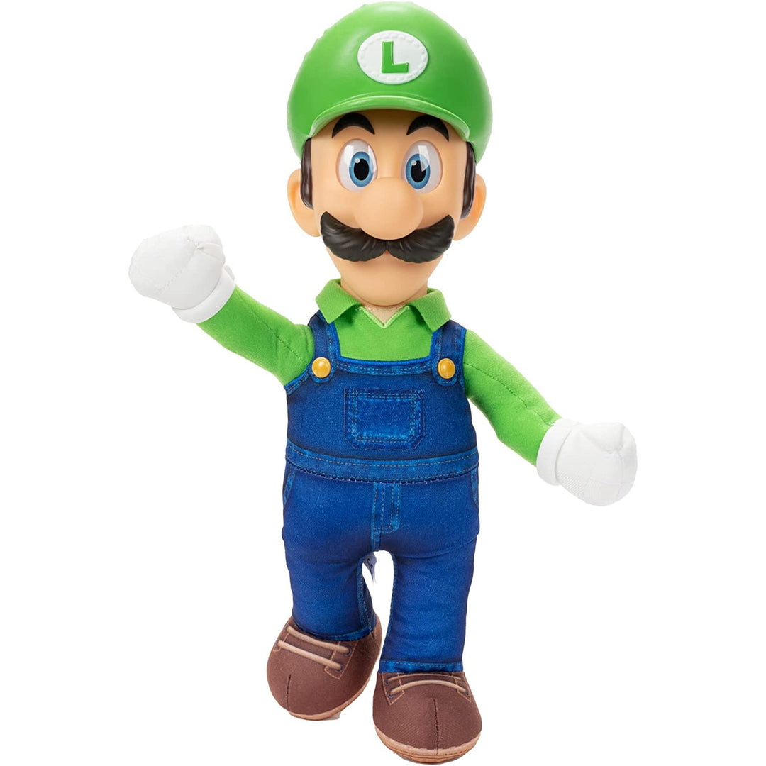 SUPER MARIO Movie Luigi, pluche, mascotte uit de tekenfilm, 30 cm