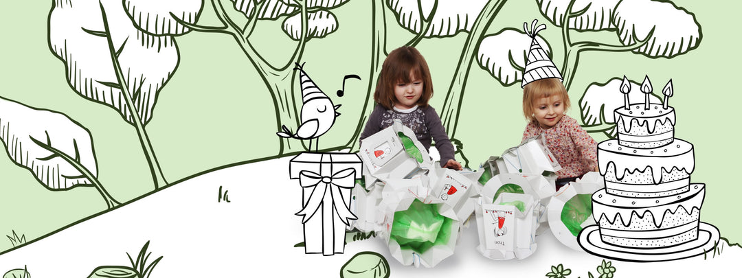 Wegwerpkinderpotje Tron, wit, tot 30 kg, set van 10 stuks