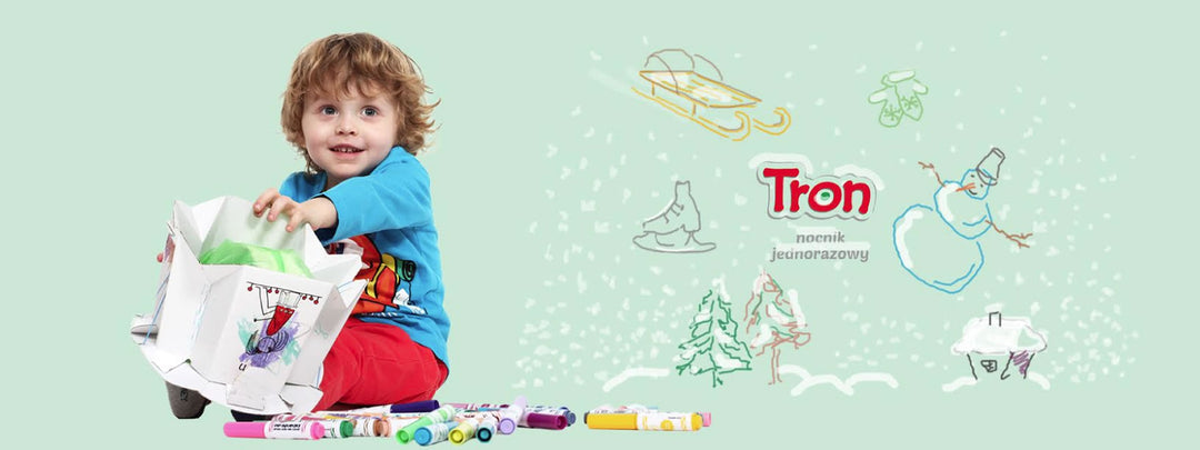 Wegwerpkinderpotje Tron, wit, tot 30 kg, set van 10 stuks