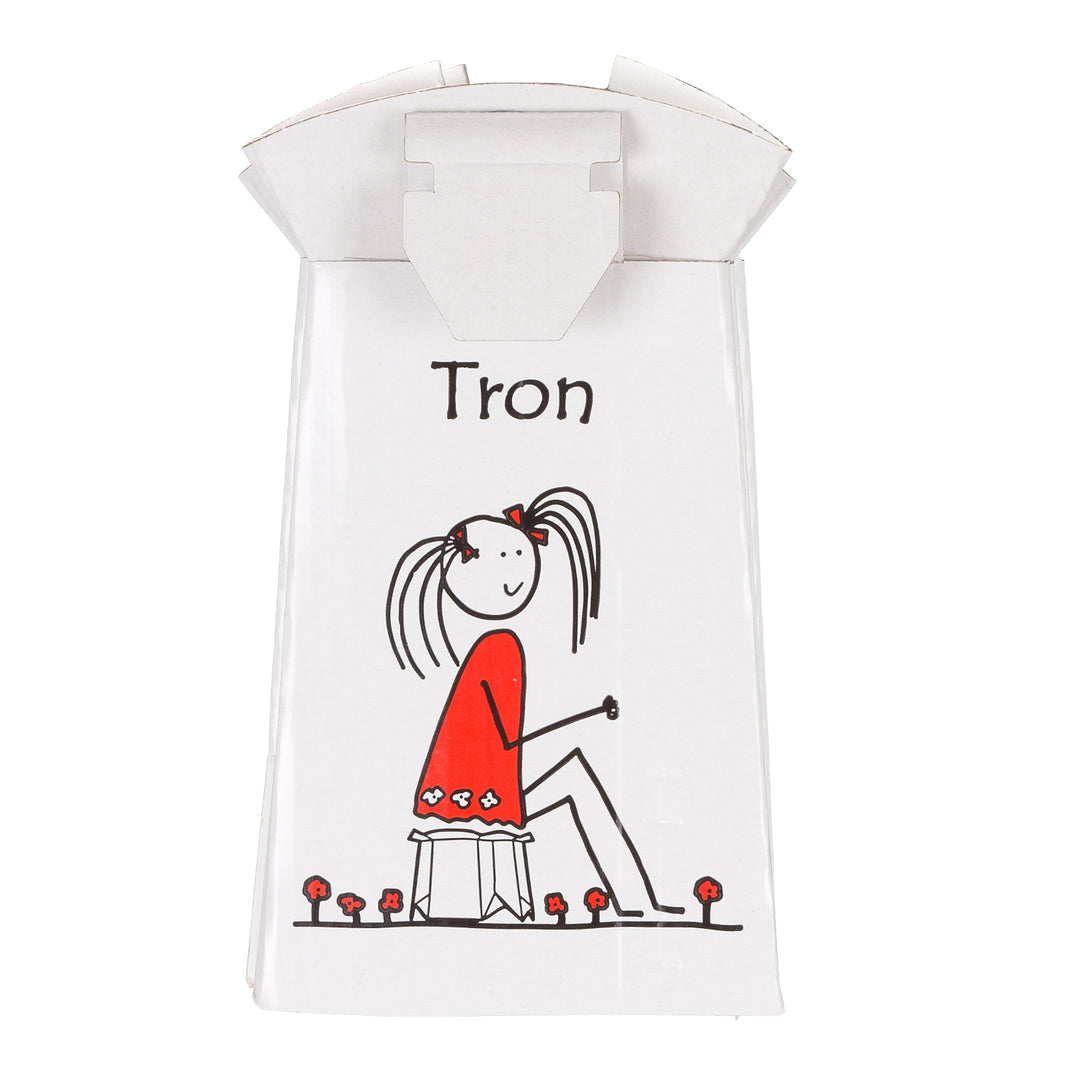 Wegwerpkinderpotje Tron, wit, tot 30 kg, set van 10 stuks