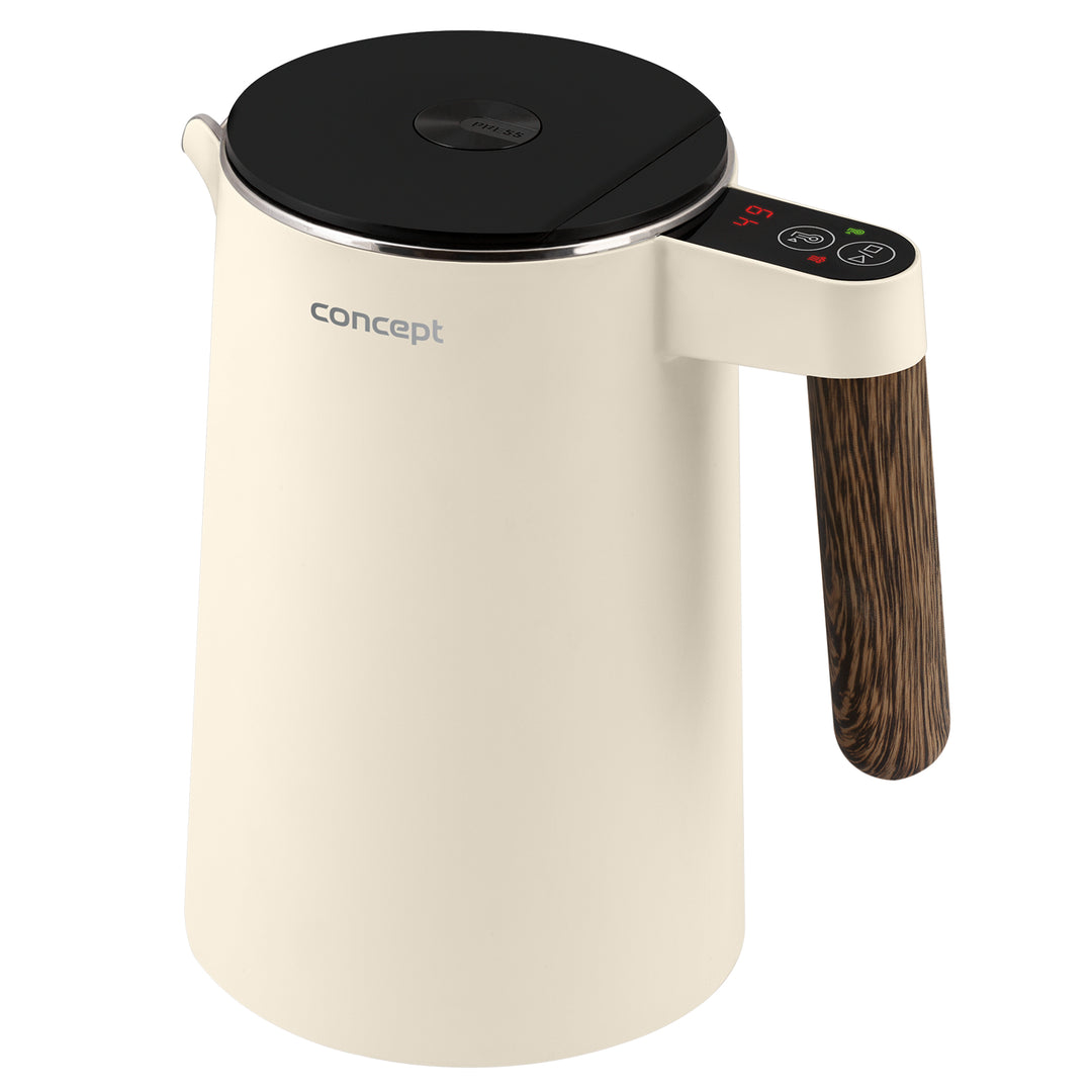 Concept Norwood - Waterkoker 1.5L - Temperatuurregeling / KEEP WARM functie - 1850-2200 W (vanille)