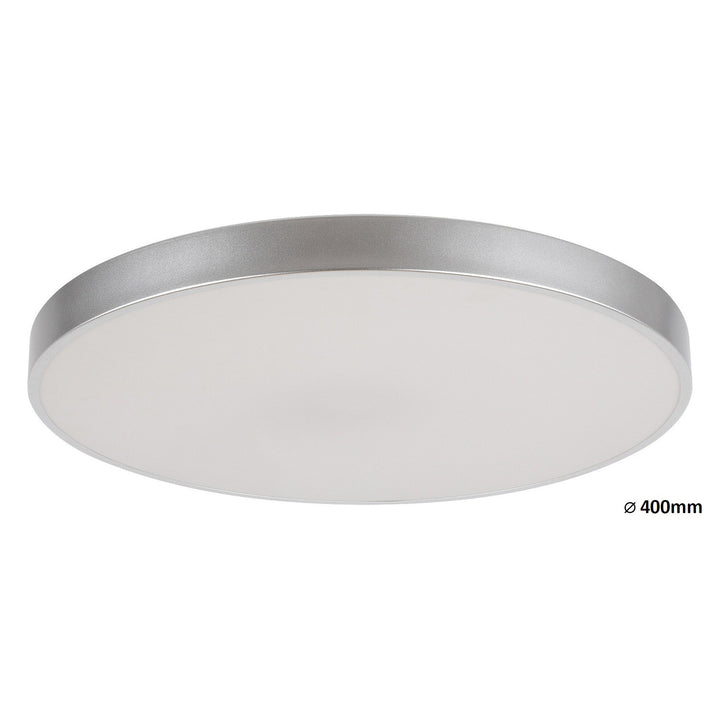 Rabalux Tesia plafondlamp 3315 zilver 36W natuurlijk wit licht