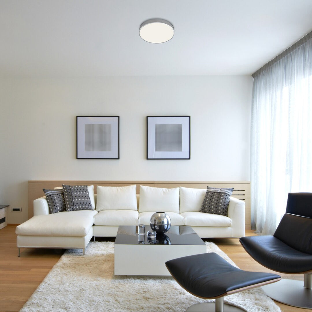 Rabalux Tesia plafondlamp 3315 zilver 36W natuurlijk wit licht