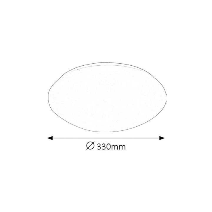 Rabalux Lucas plafondlamp 3435 wit 18W rond