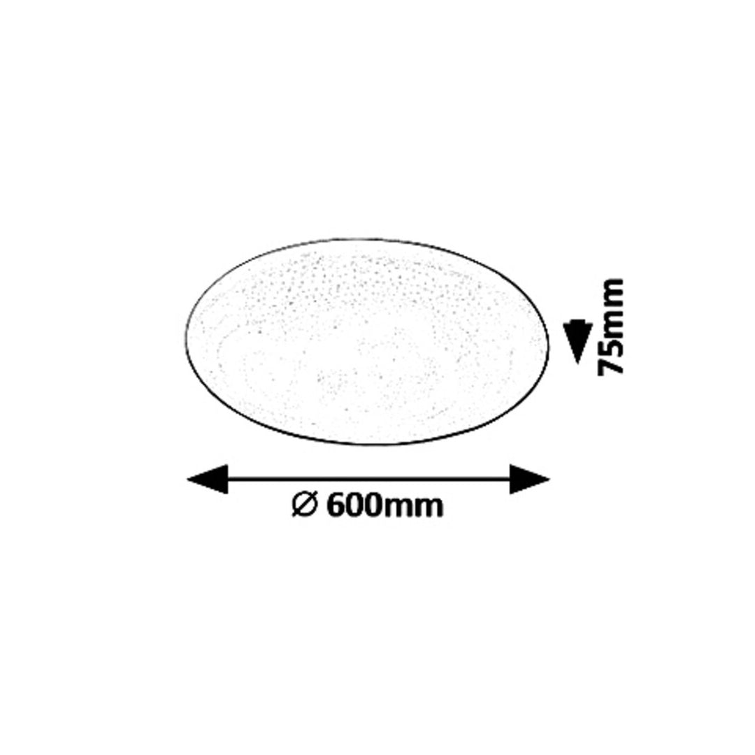 Rabalux LED plafondlamp Danny 5446 wit 60W instelbare lichtkleur