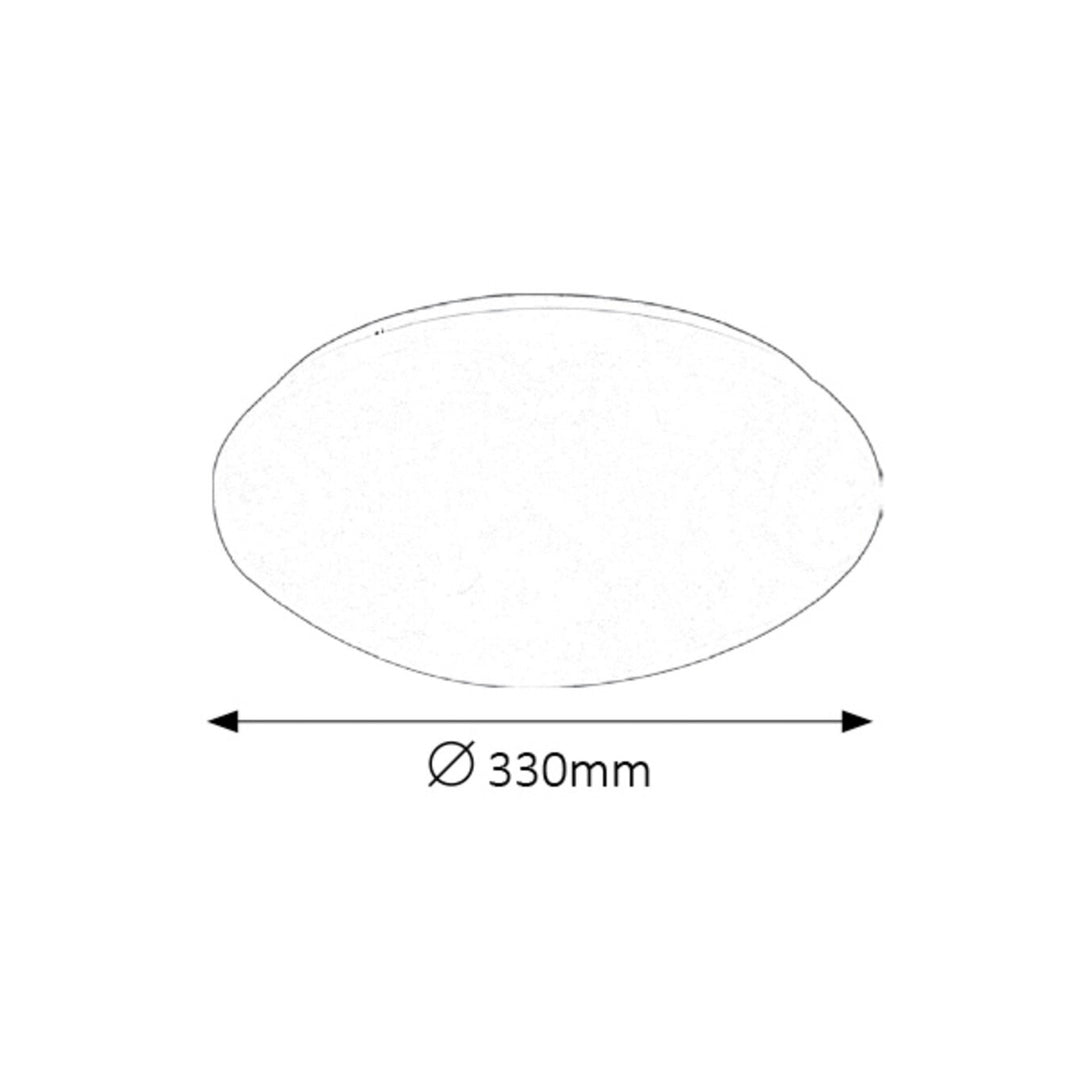 Rabalux Lucas plafondlamp wit rond 18W 3438