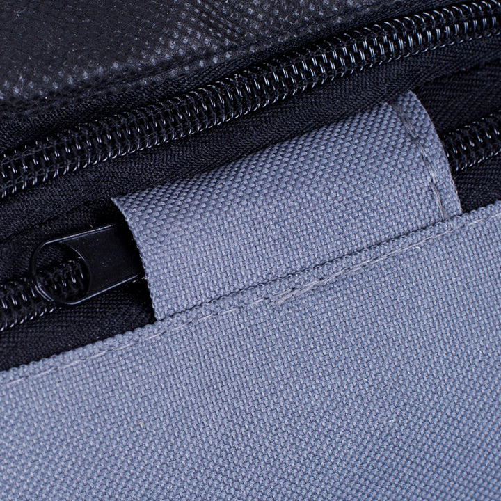 Valencia Orthopedisch hondenbed in marineblauw met zwarte bies 65x50 cm