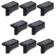 8x Maclean LED traplamp op zonne-energie IP44, 4000K, Ni-MH 100 mAh, 80x45x45mm, schemersensor MCE319