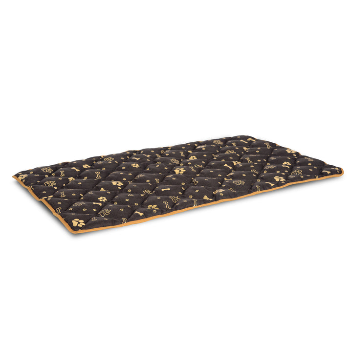 AIO - Tapis pour animaux / Tapis de lit pour chien - 100 x 70 cm imperméable - Bones Gold