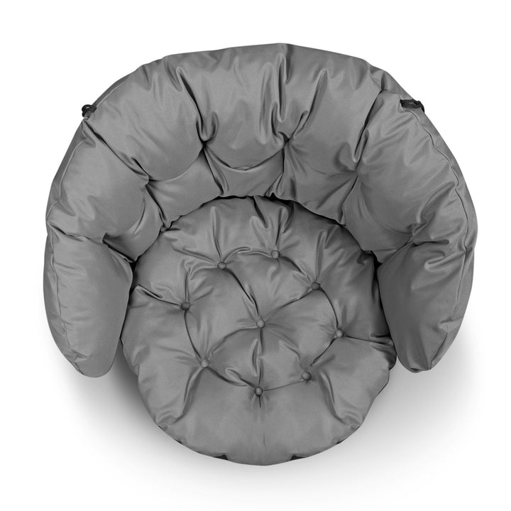 AIO - Coussin de jardin lot de 3 pièces - Coussins de chaise de jardin - imperméables - 2x 122x40 cm + 1x 190x40 cm - Gris