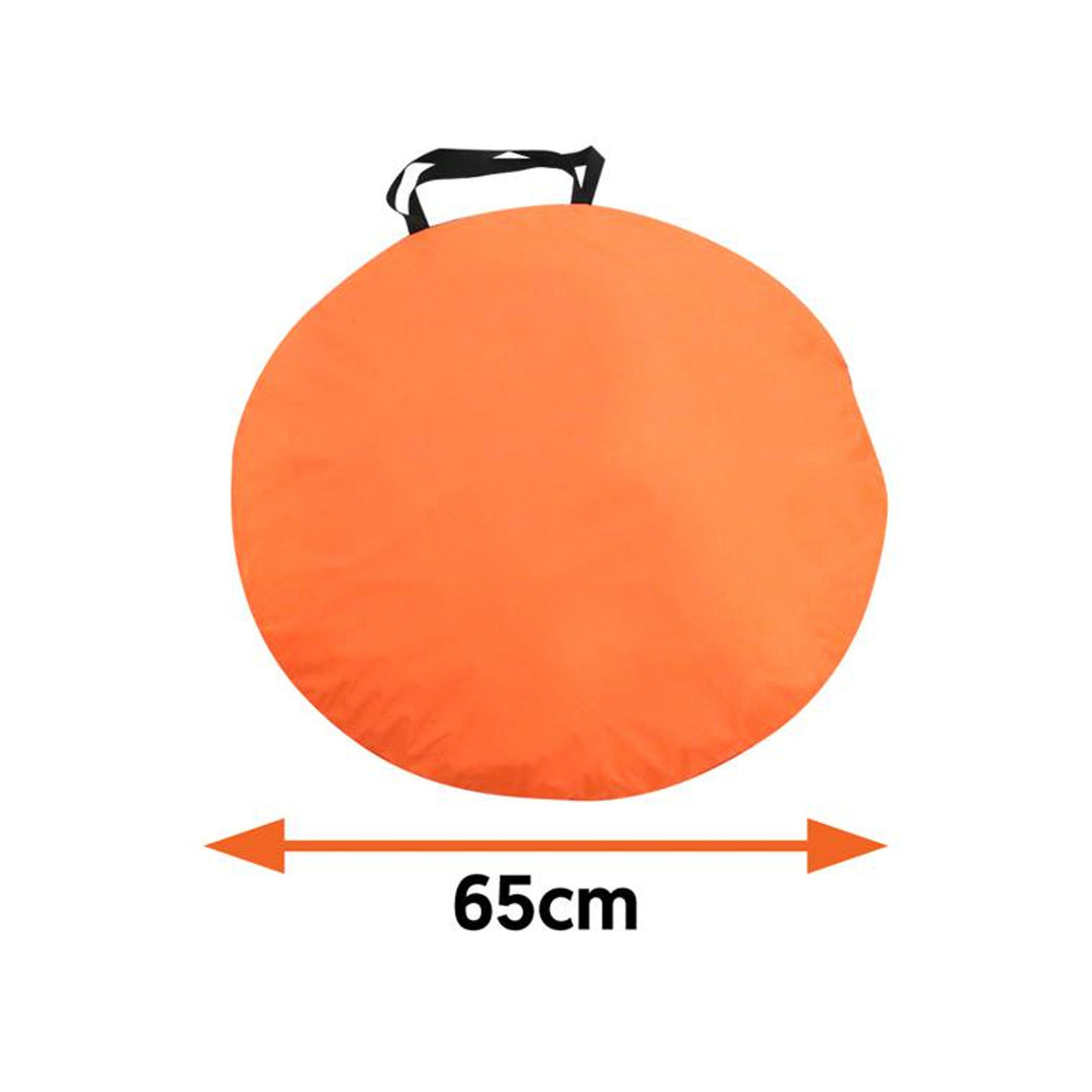 LAMEX JUNIOR / Strandtent - Tent Camping - zelfvouwend - 145 x 100 x 88 cm - Oranje