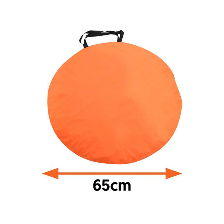 LAMEX JUNIOR / Strandtent - Tent Camping - zelfvouwend - 145 x 100 x 88 cm - Oranje