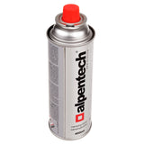 28x 380ml Alpentech gascartridge, certificering: Pi 0875, conform EN521, butaan, werkbereik -10°C tot + 40°C, IK300