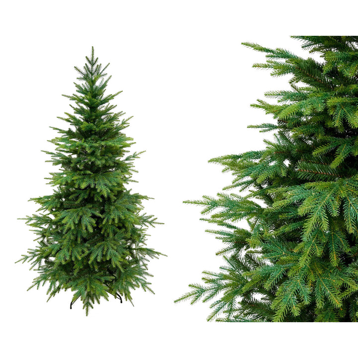 Virpol kunstkerstboom, Kaukasisch spar, metalen voet, 190 cm