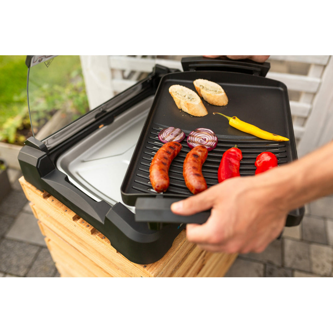 Blaupunkt GRT801 elektrische grill 39x29cm 2200W kookplaat