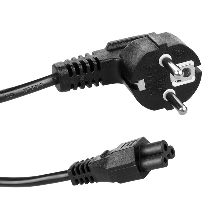 Maclean - Kabel - klaverblad snoer - 3-pins - EU-stekker - 1,5m - MCTV-857