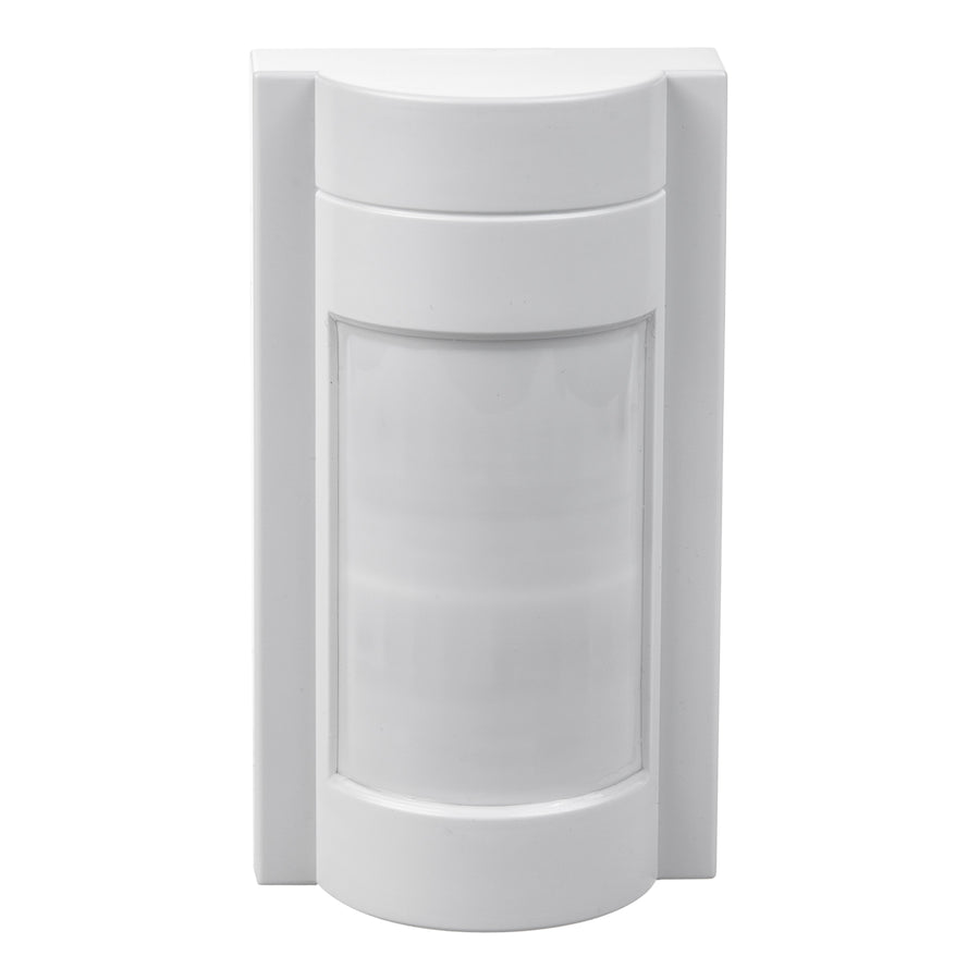 Maclean -  MCE385 PIR bewegingsmelder met bereik tot 12m voor buiten - infrarood - schemersensor - 1200W - IP65 - Wit