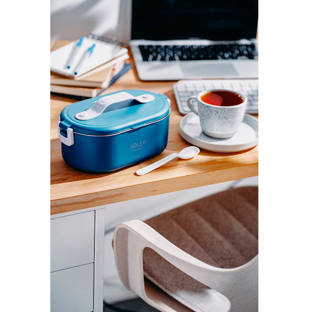 Verwarmde voedselcontainer 0,8 liter Adler AD 4505 blauw