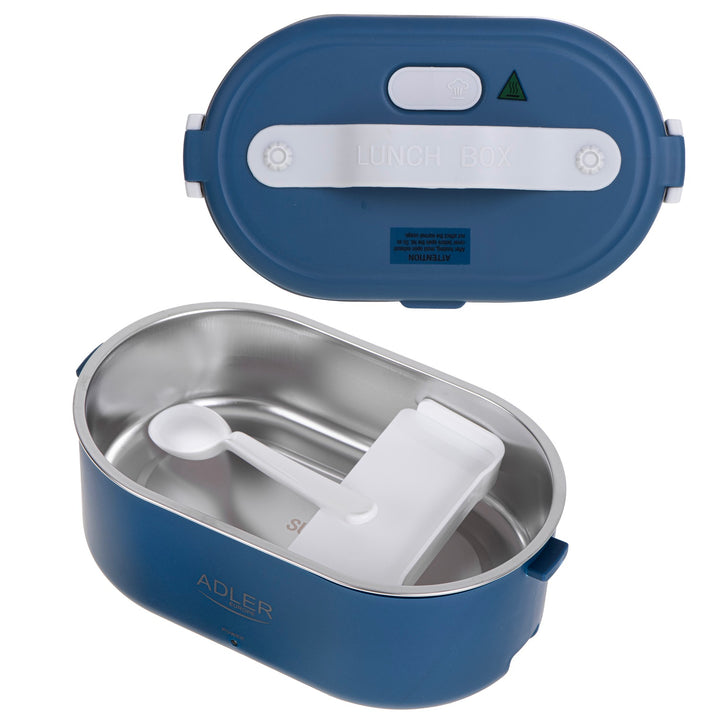 Verwarmde voedselcontainer 0,8 liter Adler AD 4505 blauw
