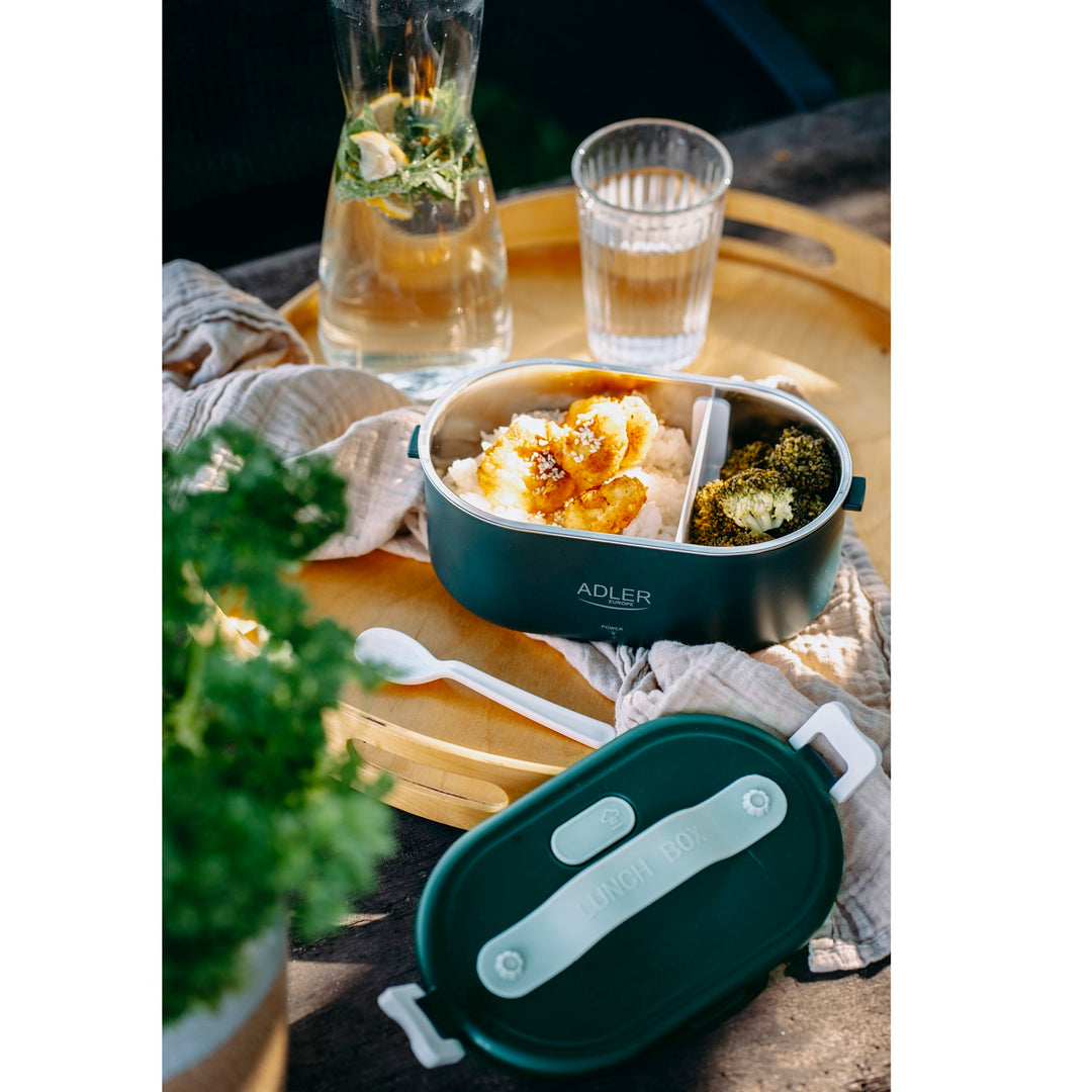 Verwarmde voedselcontainer 0,8 liter Adler AD 4505 groen