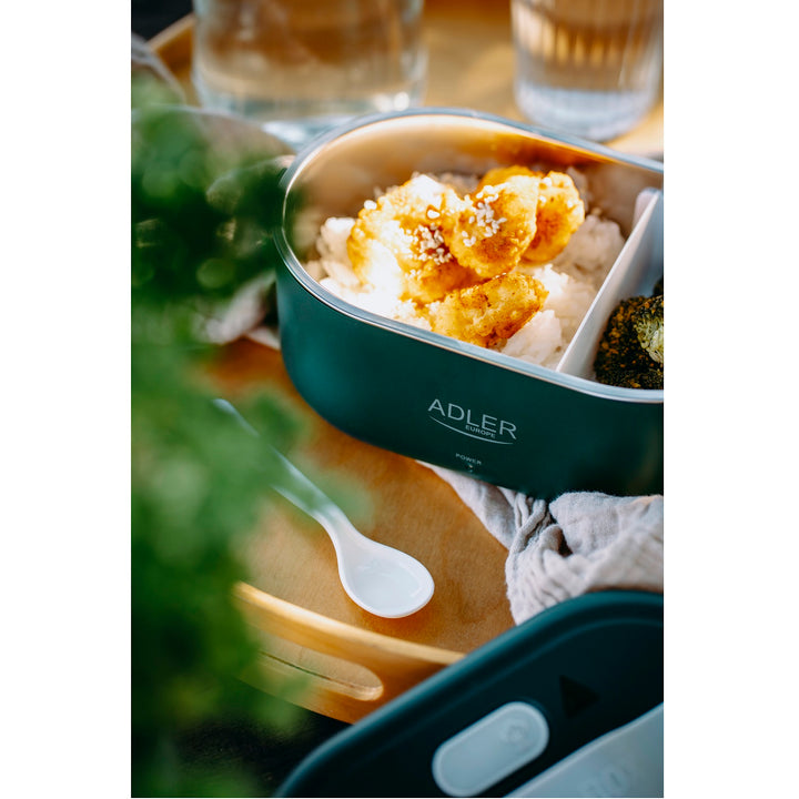 Verwarmde voedselcontainer 0,8 liter Adler AD 4505 groen