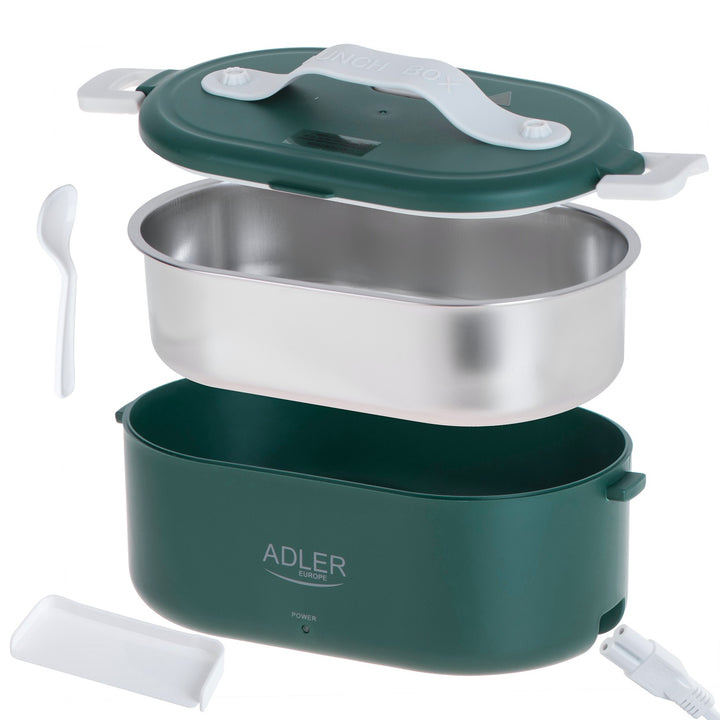 Verwarmde voedselcontainer 0,8 liter Adler AD 4505 groen