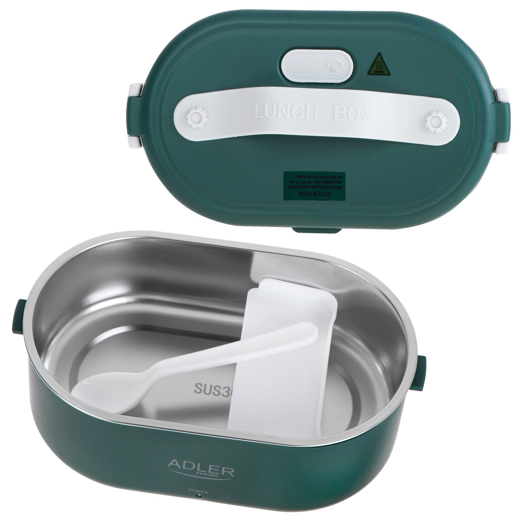 Verwarmde voedselcontainer 0,8 liter Adler AD 4505 groen