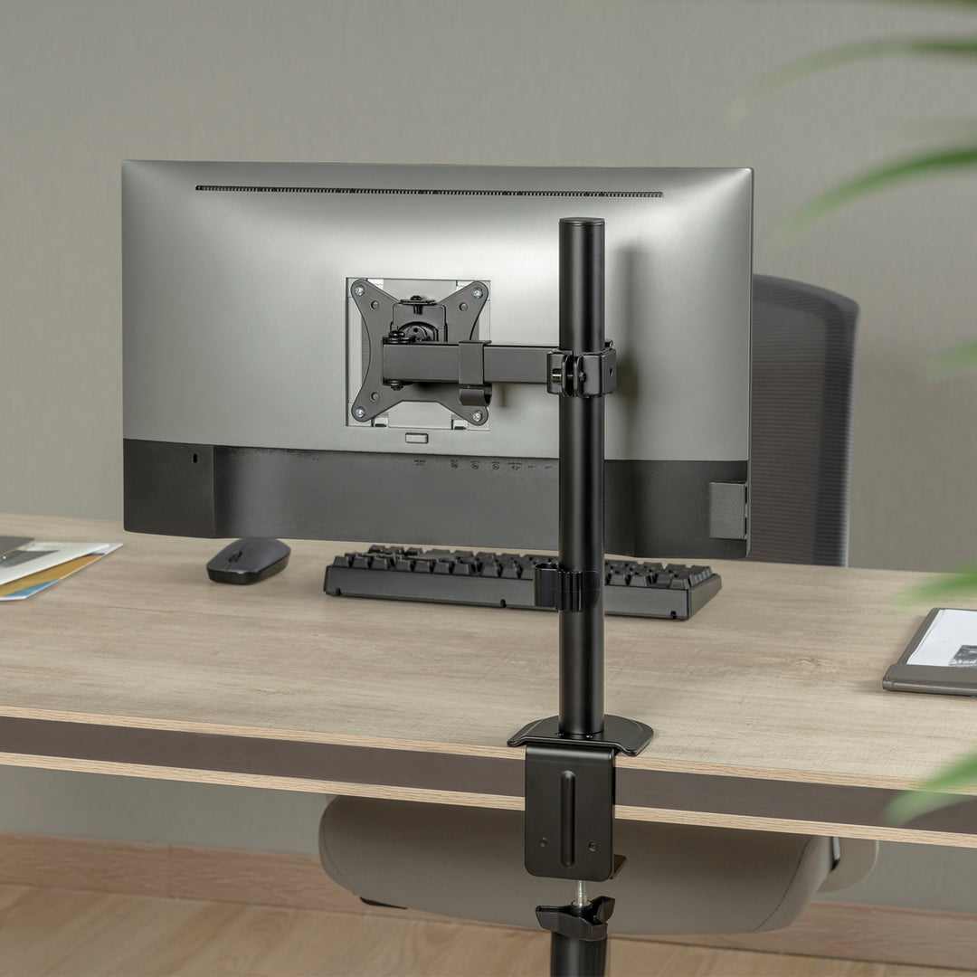 Maclean bureausteun voor LCD-monitor, enkele arm, VESA 75x75 en 100x100, 17-32", 9kg, MC-572N