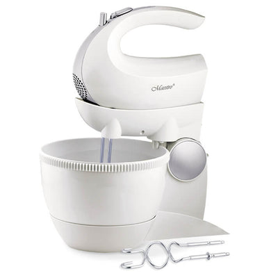 Maestro MR-556 - mixer met roterende kom - 5 snelheden, Turbofunctie - 600W - Wit