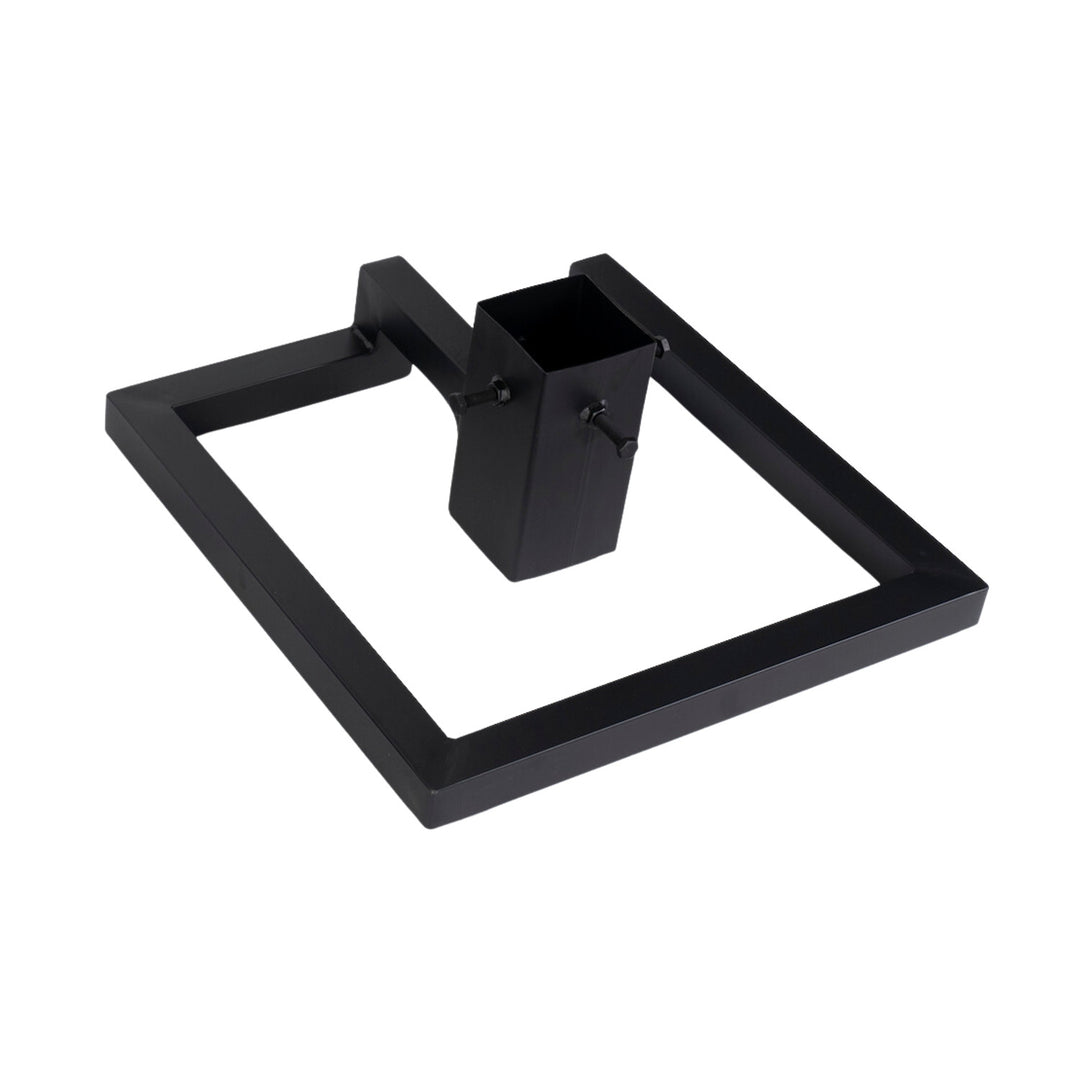 Novatom - Kerstboomvoet / metalen standaard voor kerstboom - 50cm - zwart