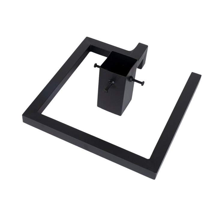 Novatom - Kerstboomvoet / metalen standaard voor kerstboom - 50cm - zwart