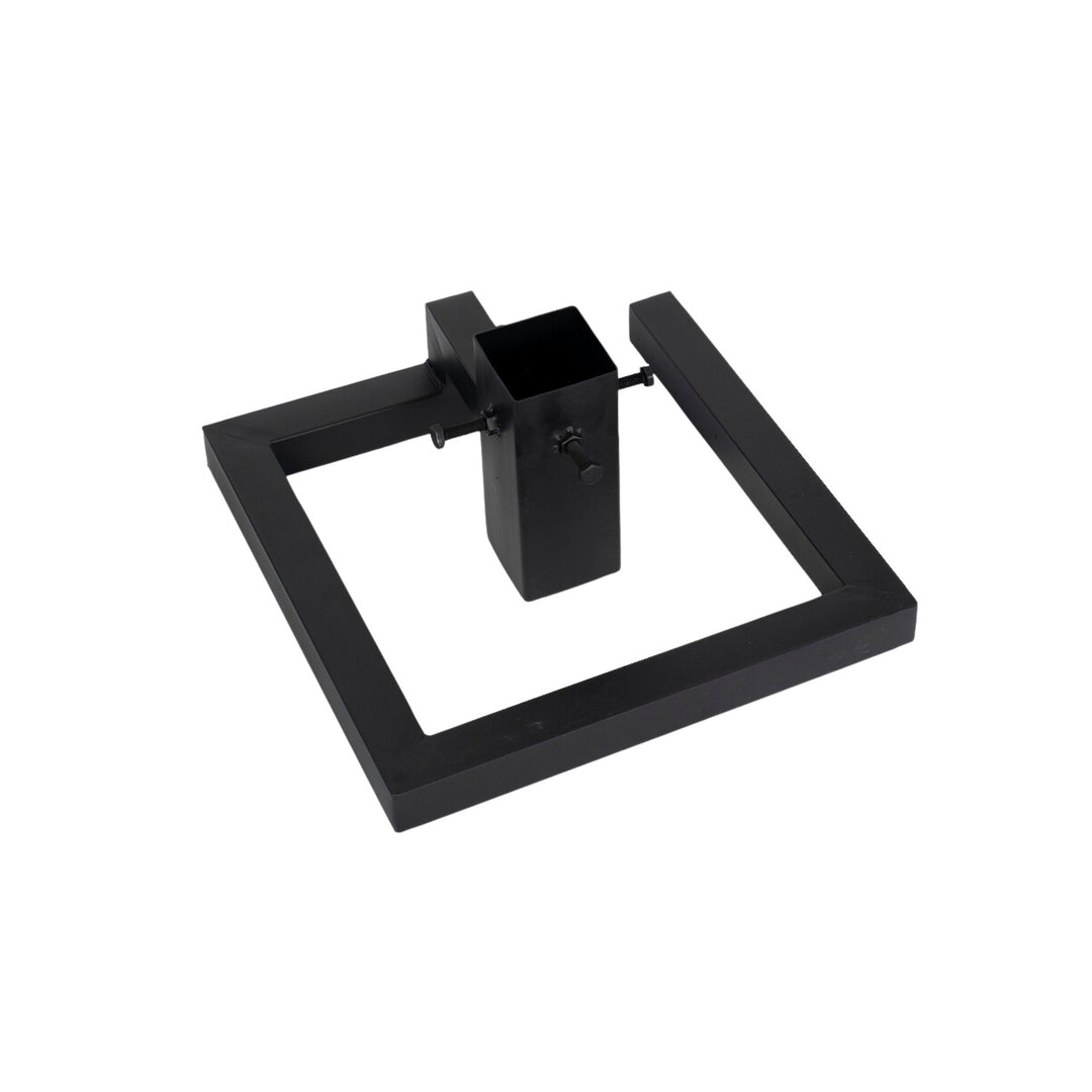 Novatom - Kerstboomvoet / metalen standaard voor kerstboom - 40cm - zwart