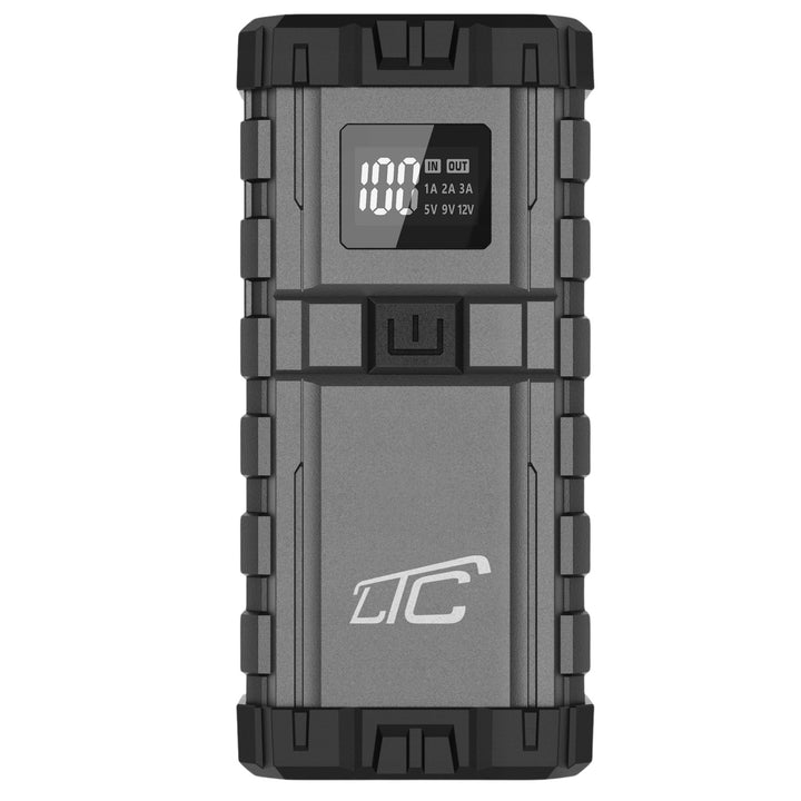 LTC - Jumpstarters - Acculader / Powerbank  - 24000MAH/2500A - QC TYPE-C PD 65W/USB OUT 3A DC 12V