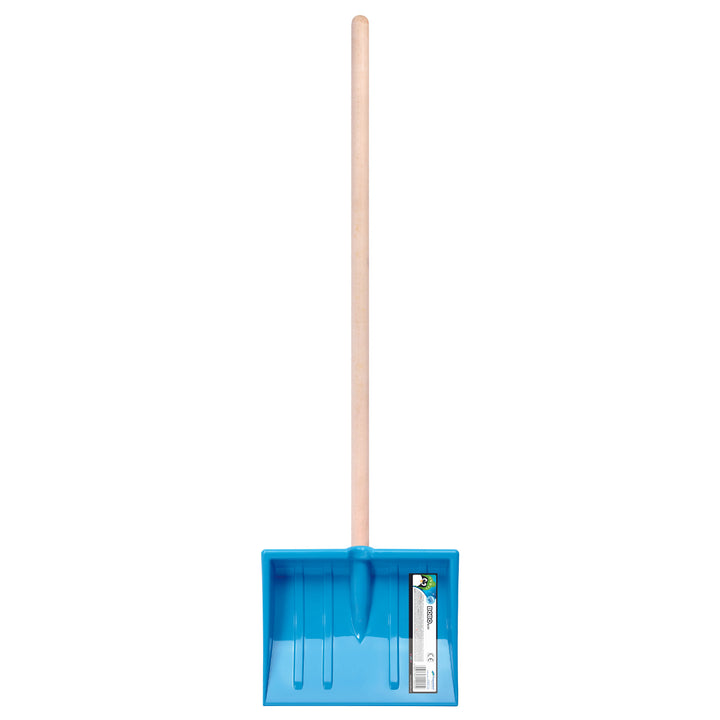 Prosperplast - Mini Sneeuwschuiver voor kinderen 88cm x 25cm - houten steel - Blauw - Bobo